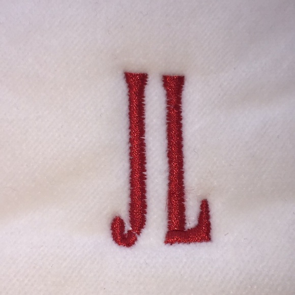 Pottery Barn Quilted Velvet Christmas Stocking JL - Picture 3 of 12